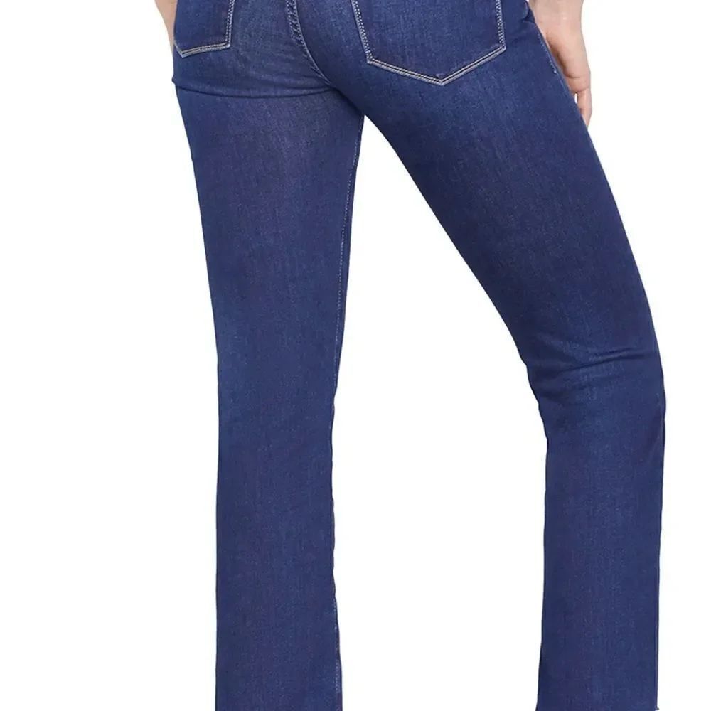 Le High Raw Hem Ankle Straight Leg Jeans - Picture 6 of 9